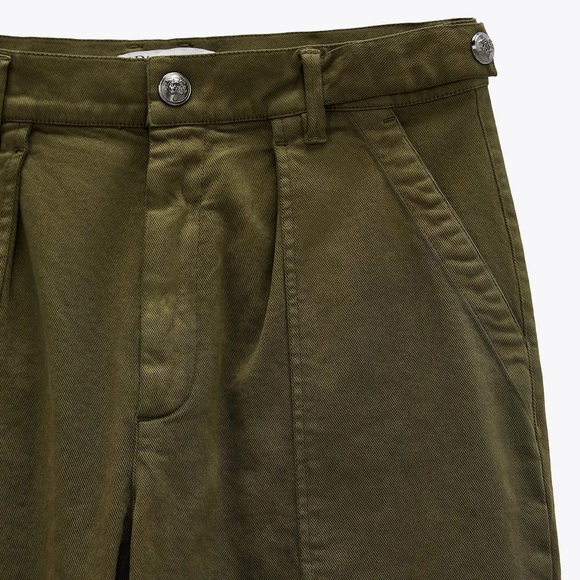 NWT Zara Tapered Fit Cargo Pants - Picture 2 of 5